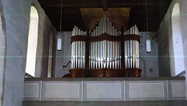 Orgel in der Kreuzkirche Sankt Nikolai im sächsischen Kitzen