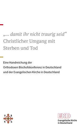 Deckblatt "Christlicher Umgang mit Sterben und Tod"