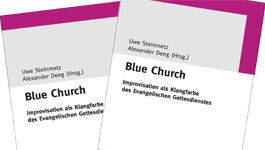 Cover Broschüre "blue church"