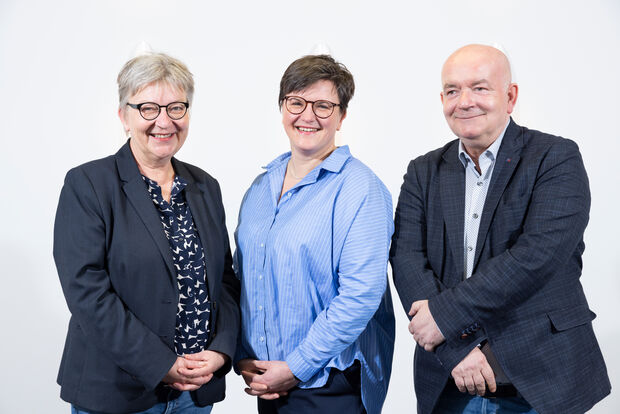 Sprecher*innen des Beteilgungsforums: Dorothee Wüst, Nancy Janz, Detlev Zander