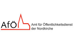 Wort-Bildmarke: Amt für Öffentlichkeitsarbeit der Nordkirche