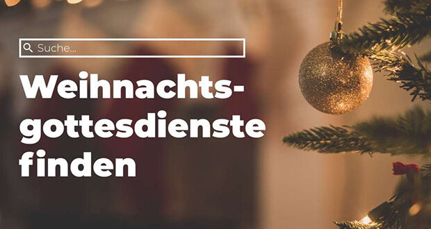 Themenbild: Weihnachtsbaum mit goldener Kugel