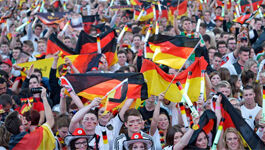 Fans im Stadion