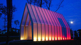 Lichtkirche im Dunkeln