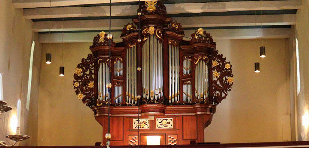 Müller/Rohlfs-Orgel (1799) in der Bonifatiuskirche Grossheide-Arle (Niedersachsen)