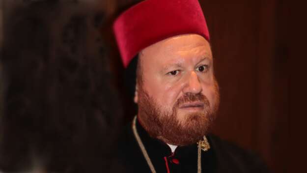 Der syrisch-orthodoxe Erzbischof Nicodemos Daoud Matti Sharaf