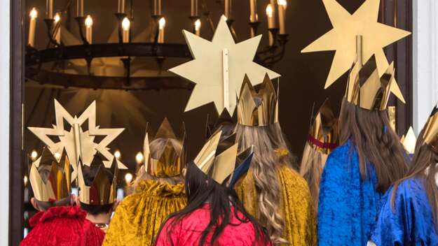 Die Sternsinger in Berlin im Schloss Bellevue