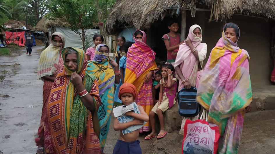 Vorbereitung auf 'Ampha' und Evakuierung in Bhadrak (Indien)