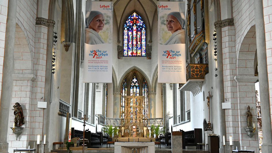 Eröffnung Woche für das Leben 2021 im Augsburger Dom