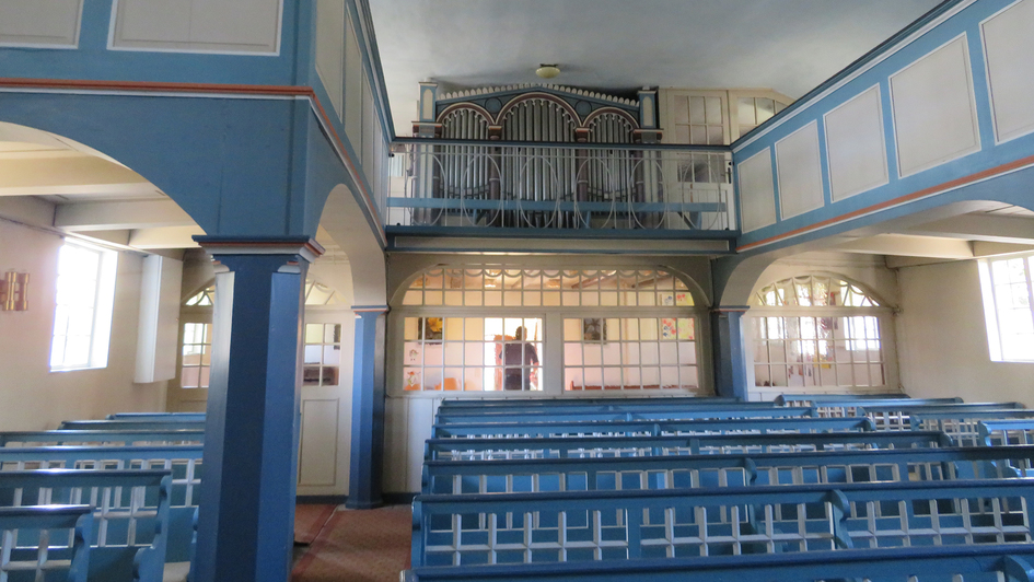 Orgel in der Kirche Miesterhorst in Sachsen-Anhalt