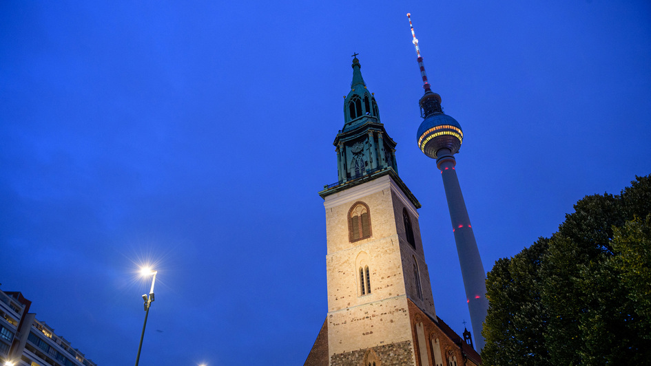 St. Marien in Berlin - Nähe Fernsehturm am Alexanderplatz