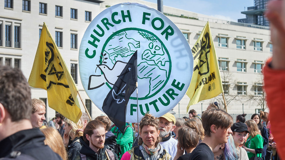 Demonstration in Berlin für mehr Klimaschutz