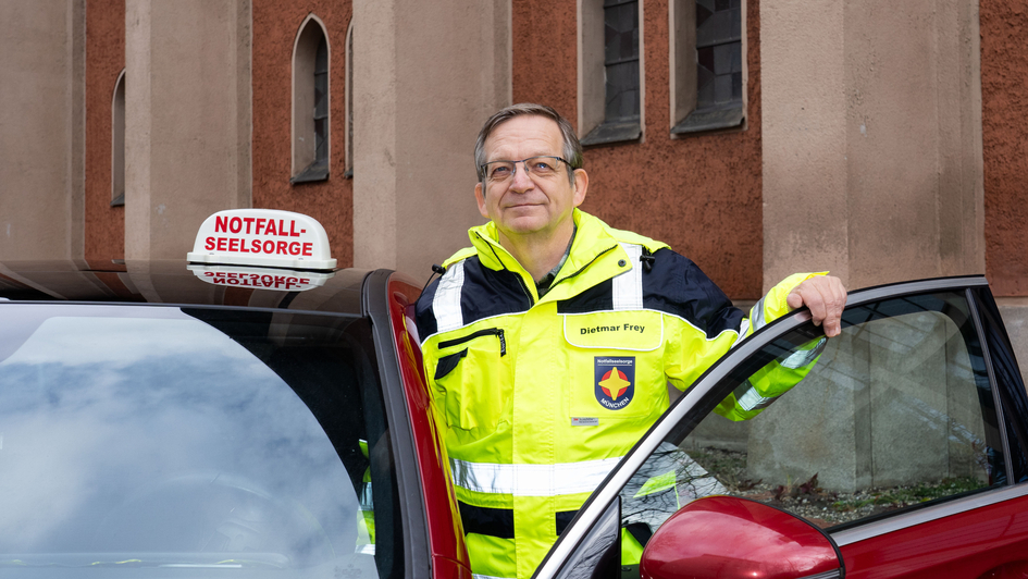 Diakon Dietmar Frey (Foto), Leiter der evangelischen Notfallseelsorge