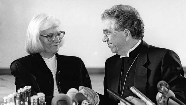 Martin Kruse auf der ersten gesamtdeutschen Synode 1991