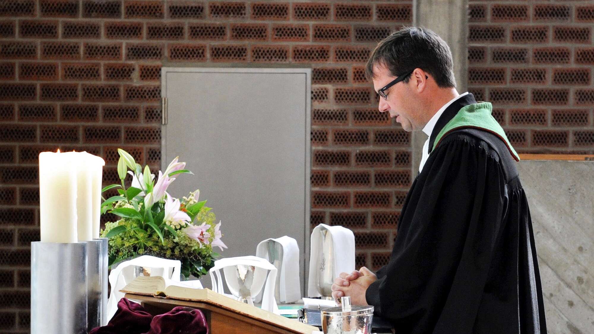 Gottesdienst in der evangelischen Erlösergemeinde in Mainz-Kastel