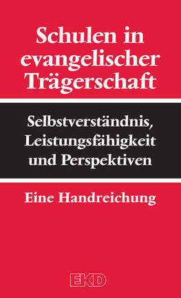 Cover der Handreichung „Schulen in evangelischer Trägerschaft“