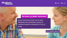 Screenshot www.hephata.de